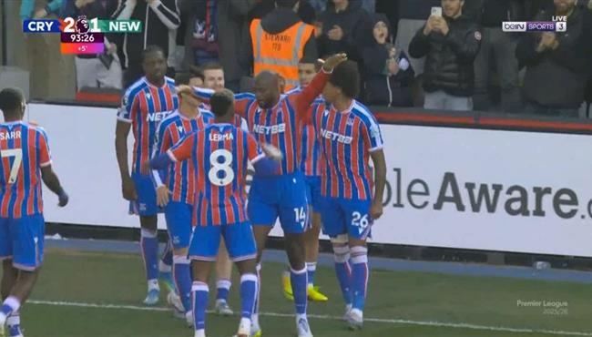 اهداف مباراة كريستال بالاس ونيوكاسل 2 1 الدوري الانجليزي