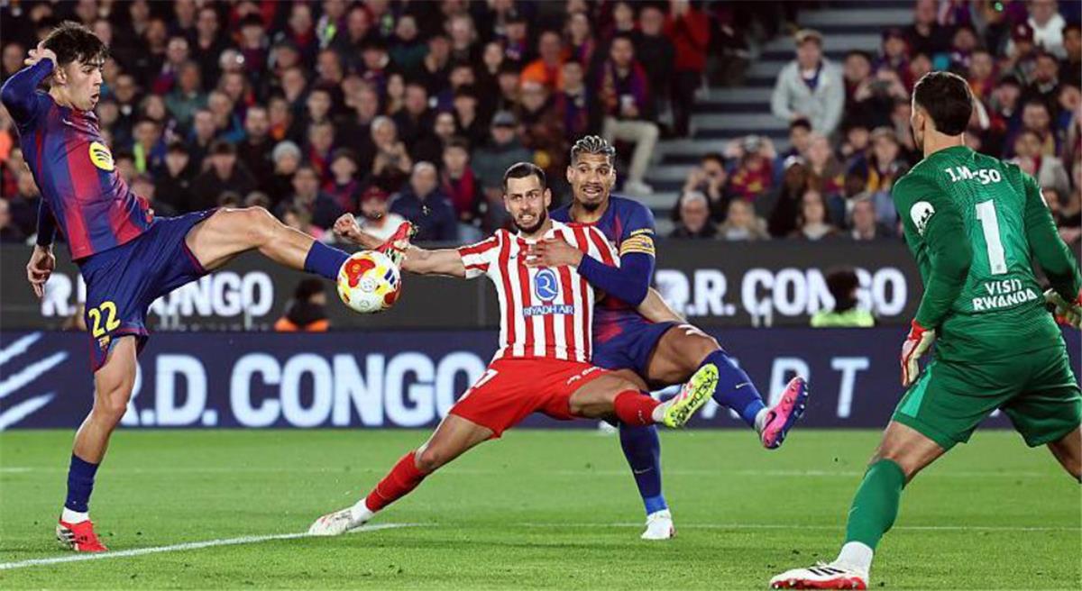 عالية الخطورة.. إجراءات أمنية مشددة لمباراة برشلونة وأتلتيكو مدريد 