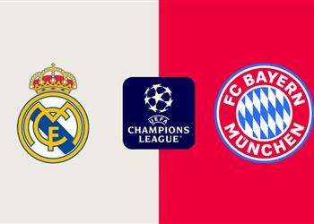 موعد والقناة الناقلة لمباراة ريال مدريد وبايرن ميونخ اليوم في دوري أبطال أوروبا والمعلق