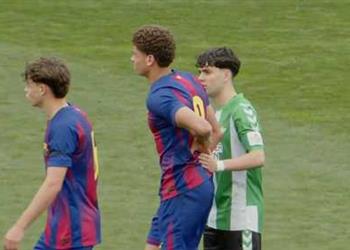 في غياب حمزة عبد الكريم برشلونة يكتسح جيمناستيك بخماسية في الدوري الإسباني للشباب