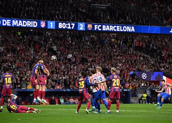تطورات إصابة لاعب برشلونة أمام أتلتيكو مدريد في دوري أبطال أوروبا
