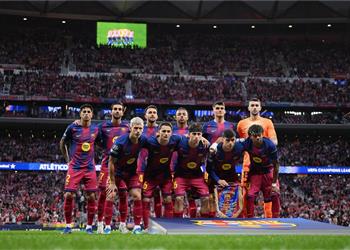 برشلونة يحقق رقم ا قياسي ا أمام أتلتيكو مدريد في دوري أبطال أوروبا