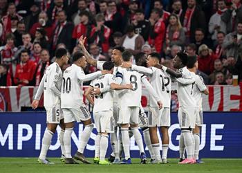 طرد لاعب ريال مدريد أمام بايرن ميونخ في دوري أبطال أوروبا