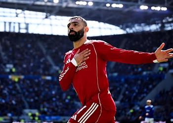 محمد صلاح يعادل جيرارد ويحقق أرقام ا رائعة بهدفه ضد إيفرتون
