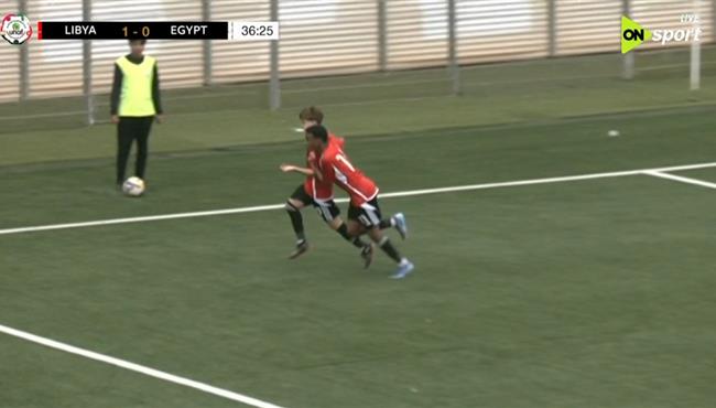 هدف ليبيا الاول في مرمي مصر بتصفيات أمم أفريقيا تحت 17 عام
