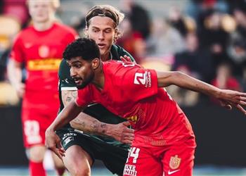 شبكة عالمية تكافئ إبراهيم عادل بعد مشاركته في تعادل نورشيلاند بـ الدوري الدنماركي
