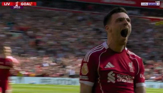 هدف ليفربول الثاني في مرمي كريستال بالاس بالدوري الانجليزي