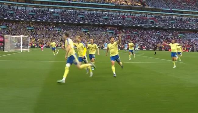 هدف ساوثهامبتون الاول الرائع في مرمي مانشستر سيتي بنصف نهائي كأس الاتحاد الانجليزي