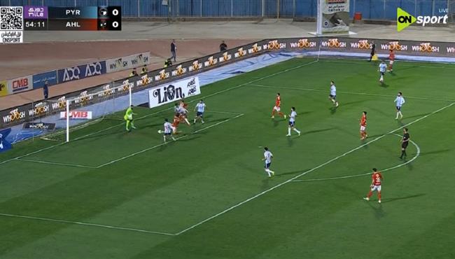 فرصة زيزو وتريزيجية علي مرمي بيراميدز بالدوري المصري