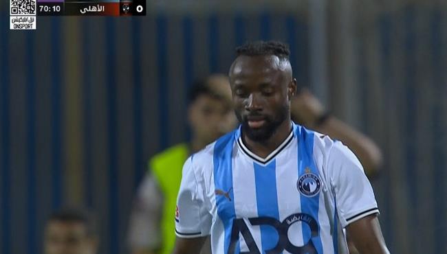 هدف فيستون مايلي الاول في مرمي الاهلي بالدوري المصري