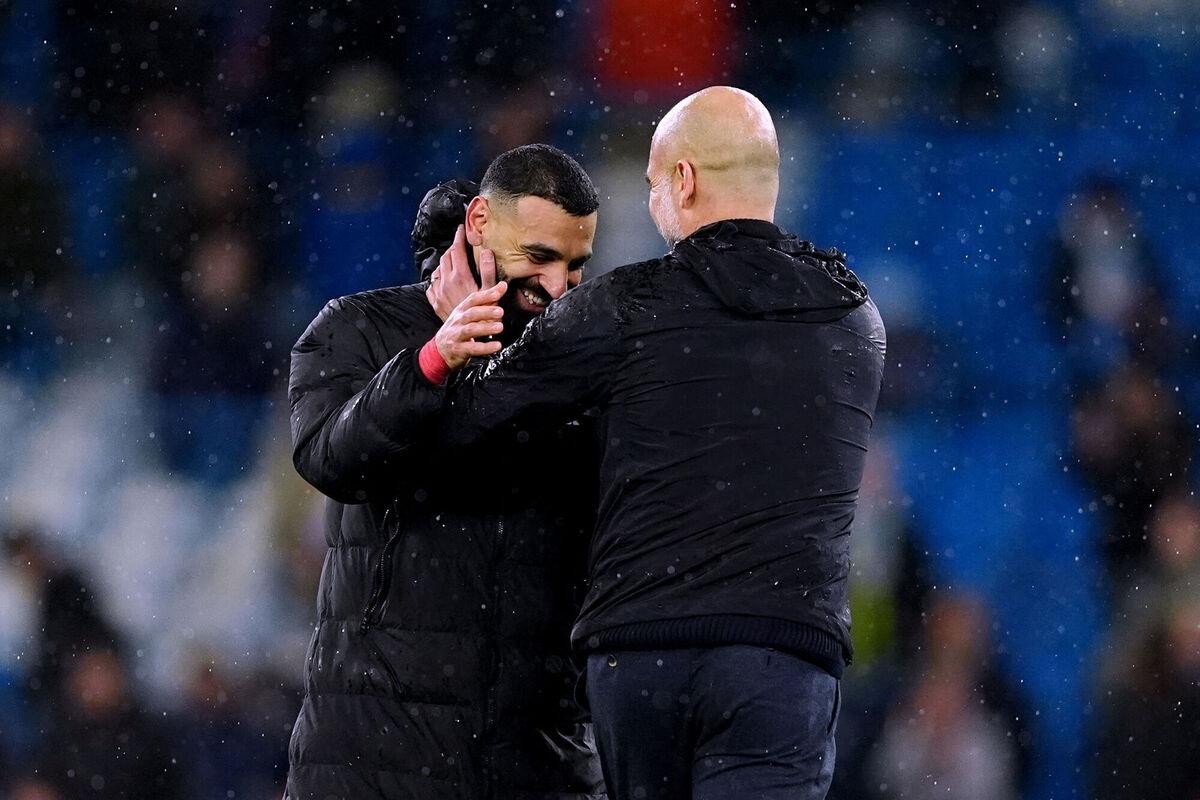 جوارديولا: محمد صلاح أسطورة ويستحق تقدير عظيم في وداعه 