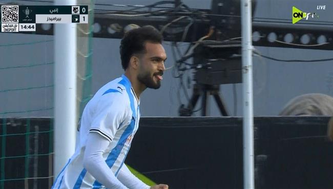 هدف بيراميدز الاول في مرمي انبي بكأس مصر
