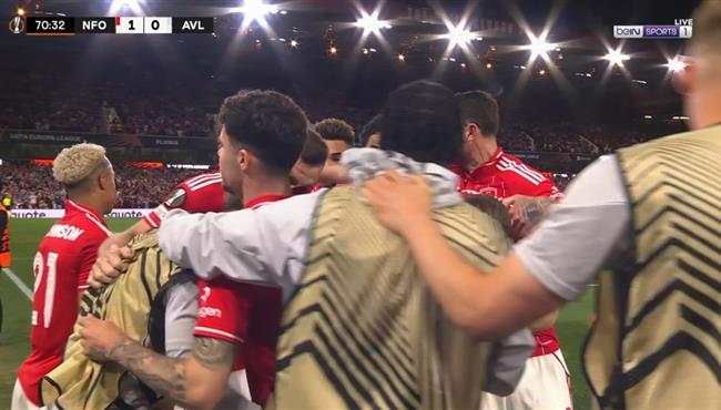 هدف فوز نوتينجهام فورست علي استون فيلا 1 0 الدوري الاوروبي
