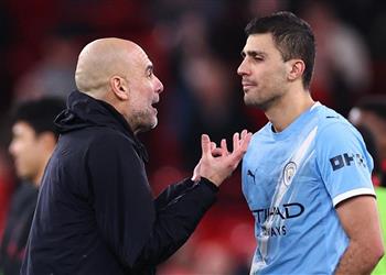 جوارديولا عن أزمة رودري لا أحد يستطيع رفض ريال مدريد