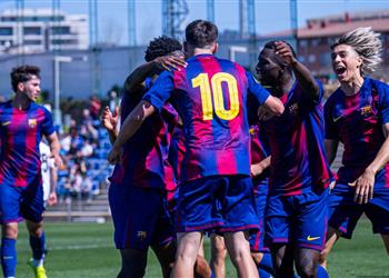 بدون حمزة عبد الكريم برشلونة يخطف فوز ا قاتل ا من خيمناستيك طركونة في الدوري الإسباني للشباب