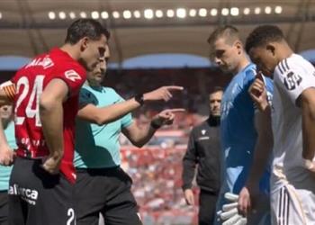 رجل مباراة ريال مدريد وريال مايوركا في الدوري الإسباني