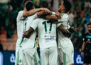 فيديو الأهلي يهزم ضمك بثلاثية ويخطف وصافة الدوري السعودي