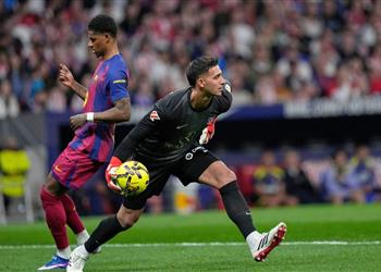 حارس أتلتيكو مدريد يحذر برشلونة قبل صدام دوري أبطال أوروبا فزتم بالحظ