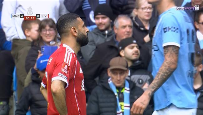 محمد صلاح يهدر ركلة جزاء امام مانشستر سيتي بكاس الاتحاد الانجليزي