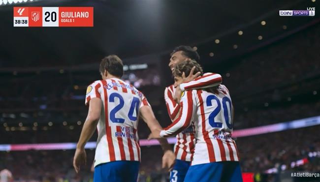 اهداف مباراة برشلونة واتلتيكو مدريد في الدوري الاسباني