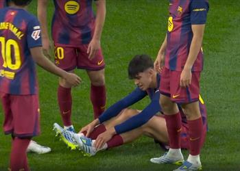 بعد خروجه مصاب ا موقف بيرنال من مباراة برشلونة وأتلتيكو مدريد في دوري أبطال أوروبا