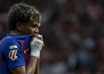 السبب المحتمل لغضب لامين يامال في نهاية مباراة برشلونة وأتلتيكو مدريد