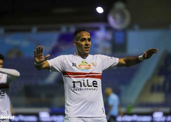 فيديو ناصر منسي ي سجل هدف الزمالك الثاني أمام المصري