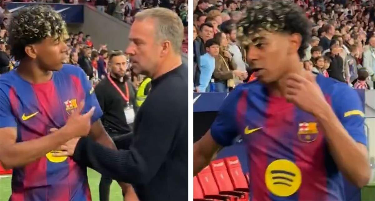 موندو تكشف سبب غضب لامين يامال في مباراة برشلونة وأتلتيكو مدريد