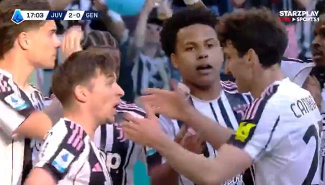 اهداف مباراة يوفنتوس وجنوي 2 0 الدوري الايطالي