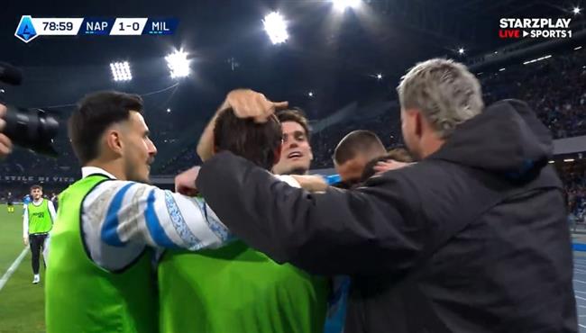 هدف فوز نابولي علي ميلان 1 0 الدوري الايطالي