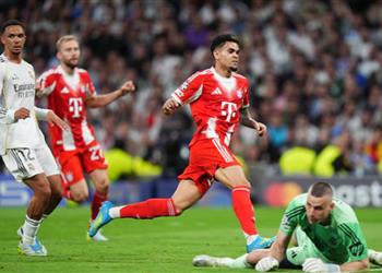 فيديو لويس دياز يسجل هدف بايرن ميونخ الأول أمام ريال مدريد