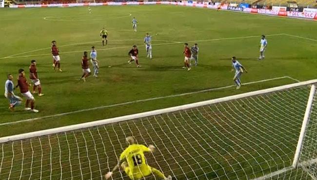 هدف تعادل الاهلي مع سيراميكا كليوباترا 1 1 ياسر ابراهيم