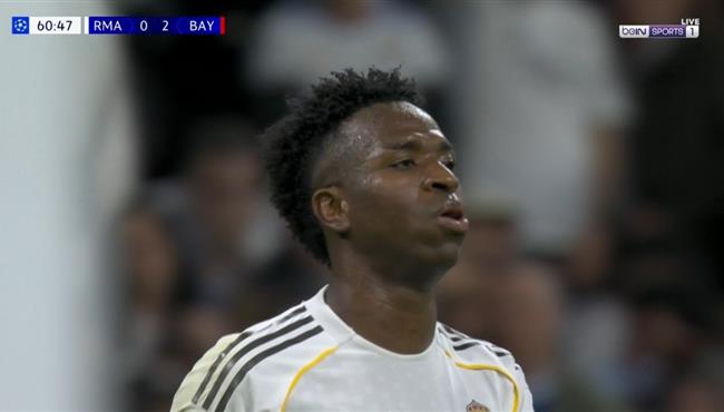 فينيسيوس جونيوريهدر هدف محقق لريال مدريد امام بايرن ميونخ في دوري ابطال اوروبا