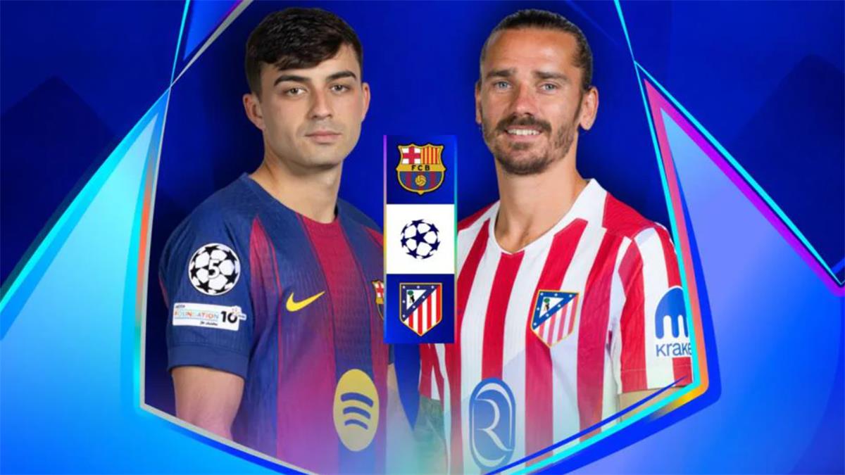 موعد والقناة الناقلة لمباراة برشلونة وأتلتيكو مدريد اليوم في دوري أبطال أوروبا.. والمعلق
