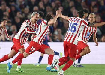 رجل مباراة برشلونة وأتلتيكو مدريد في دوري أبطال أوروبا