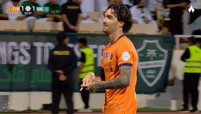هدف تعادل الفيحاء مع الاهلي 1 1 الدوري السعودي