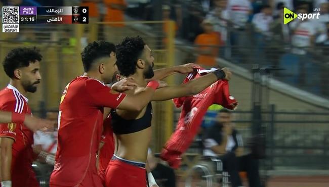 هدف حسين الشحات في مرمي الزمالك بالدوري المصري