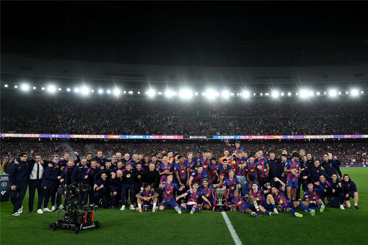 رسميًا | برشلونة بطلاً للدوري الإسباني 2025-2026