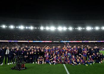 رسمي ا برشلونة بطلا للدوري الإسباني 2025 2026