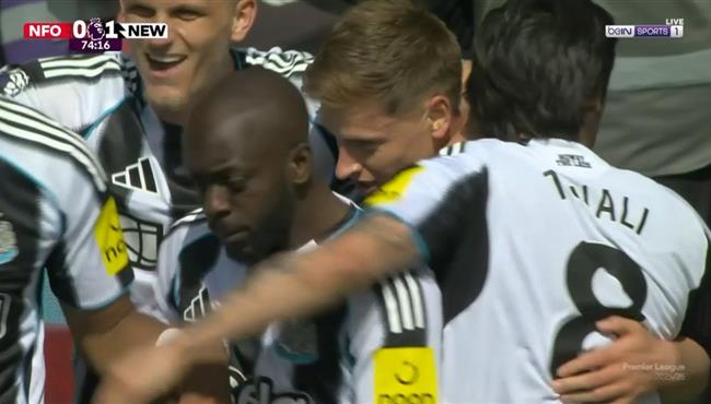 اهداف مباراة نيوكاسل ونوتينجهام فورست 1 1 الدوري الانجليزي