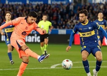 رجل مباراة برشلونة وألافيس في الدوري الإسباني