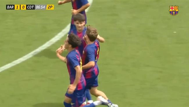 اهداف مباراة برشلونة و تينيريفي 3 0 كأس الابطال للشباب
