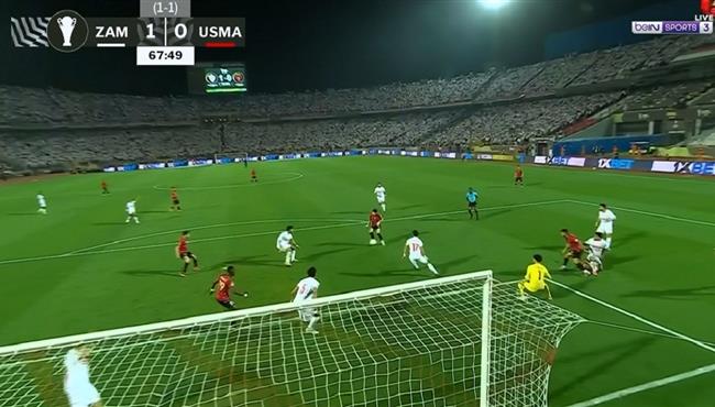 لاعب اتحاد العاصمة يهدر هدف محقق امام الزمالك بنهائي كأس الكونفيدرالية