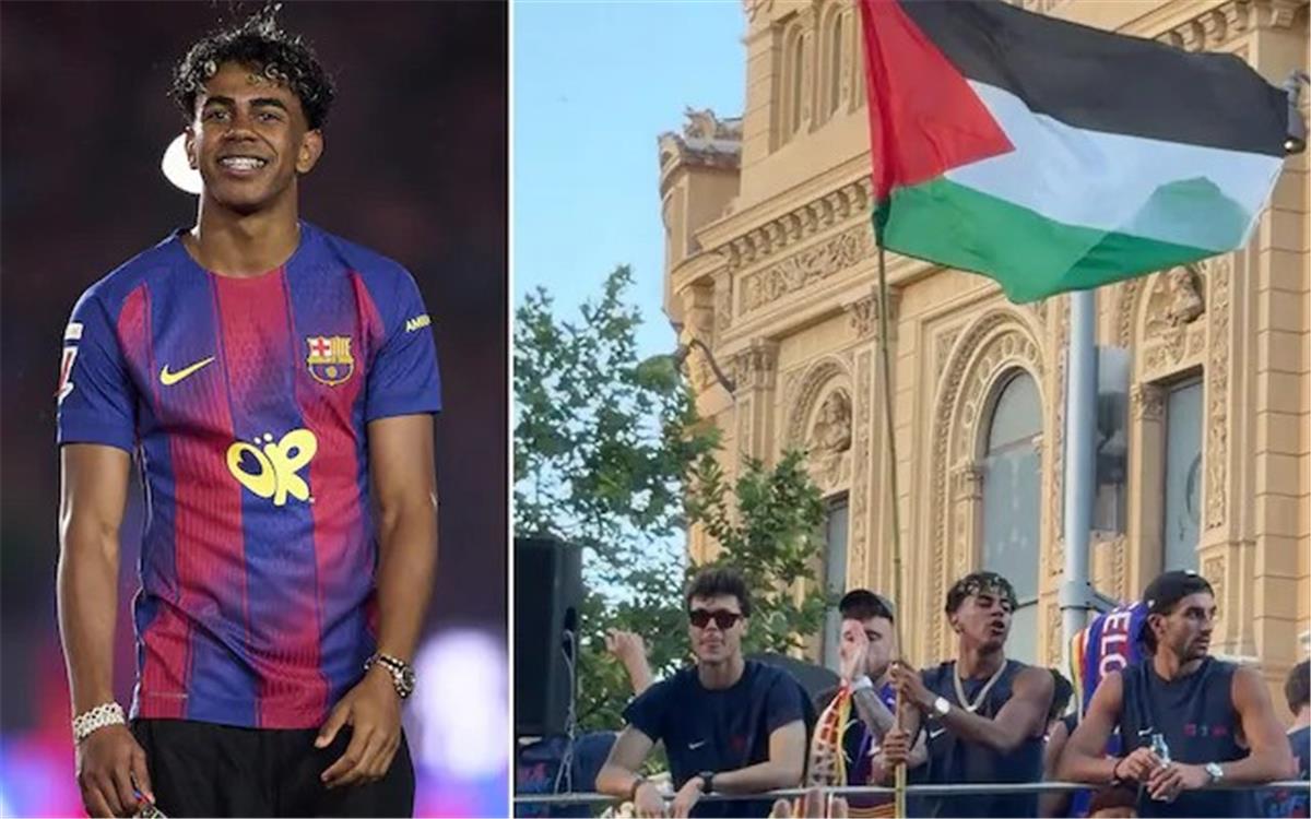 فيديو | "لن ألمس الكرة".. أول تصريح لـ لامين يامال بعد واقعة رفعه علم فلسطين