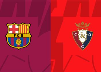 موعد والقناة الناقلة لمباراة برشلونة وأوساسونا اليوم في الدوري الإسباني والمعلق