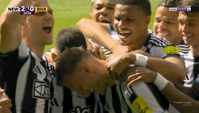 اهداف مباراة نيوكاسل وبرايتون 3 1 الدوري الانجليزي