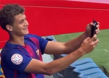 برشلونة يوجه رسالة إلى حمزة عبد الكريم بعد انضمامه لقائمة منتخب مصر في كأس العالم 2026