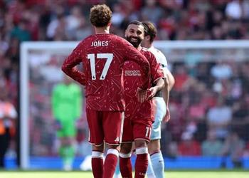 صورة محمد صلاح يحطم رقم ا قياسي ا بعد أسيست مباراة ليفربول وبرينتفورد