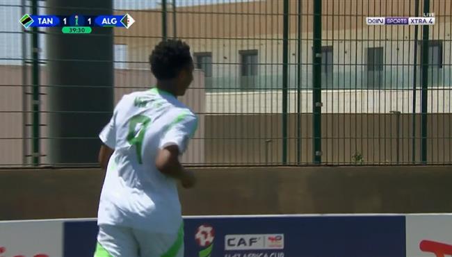 هدف الجزائر الثاني في مرمي تنزانيا بكأس امم افريقيا تحت 17 عام