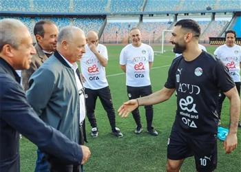 أبوريدة يطلق وصف ا جديد ا على محمد صلاح ويصرح لدينا طموحات جديدة في كأس العالم